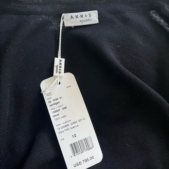 Akris Punto Women’s Cardigan Size 12 - Picture 5 of 6